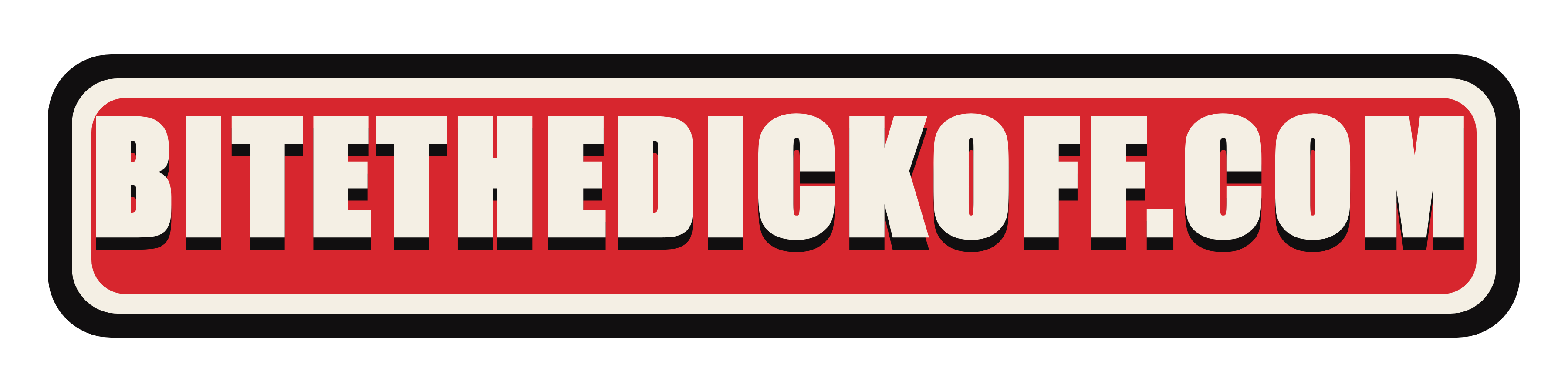 Small BiteTheDickOff.com front print